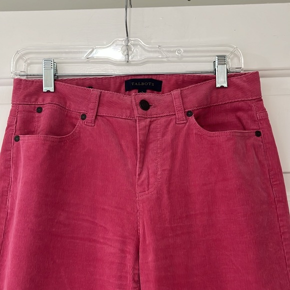 Super Cute Pink Corduroy Talbots Pants - Picture 4 of 13